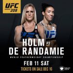 Holm Vs Randamie UFC 208